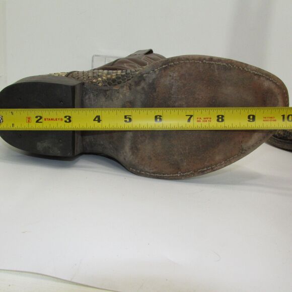 Exotic Snake skin Western Boots - Size 7.5 D men's ( 8 B women's) - Picture 16 of 16